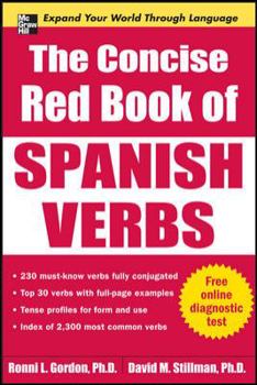 Paperback The Concise Red Book of Spanish Verbs Book