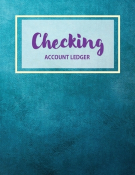 Checking Account Ledger Simple Debit Credit Book: General journal sheet | Accounting books journal and ledger | Bookkeeping ledger | Ledger account | Daily accounting ledger | Cash book