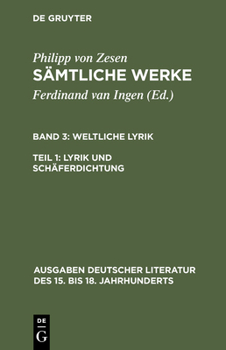 Hardcover Lyrik Und Schäferdichtung [German] Book