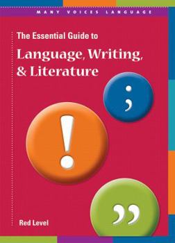 Hardcover The Essential Guide to Language, Writing & Literature Red Level (Many Voices Language), Softcover (2 Book