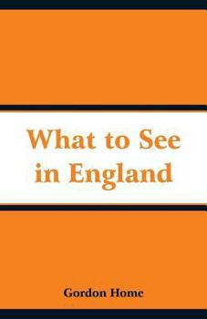 Paperback What to See in England Book