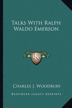 Paperback Talks With Ralph Waldo Emerson Book