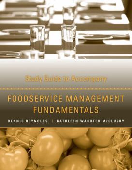 Paperback Foodservice Management Fundamentals, Study Guide Book