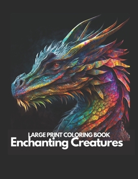 Paperback Enchanting Creatures: A Magical Animal Coloring Book for Adults and Kids Book