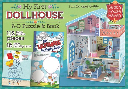 Paperback Beach Haven: My First Dollhouse 3D Puzzle and Book [With Book(s)] Book