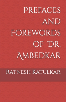 Paperback Prefaces and Forewords of Dr. Ambedkar Book