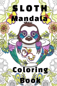 Paperback Sloth Mandala Coloring Book
