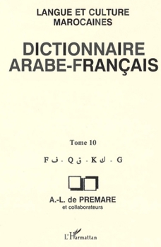 Paperback Dictionnaire Arabe-Français: Langue et culture marocaines [French] Book