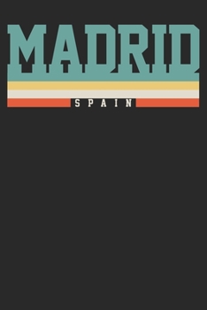 Paperback Notebook: Madrid Dot Grid 6x9 120 Pages Book