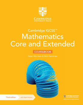 Paperback Cambridge Igcse(tm) Mathematics Core and Extended Coursebook with Digital Version (2 Years' Access) [With Access Code] Book