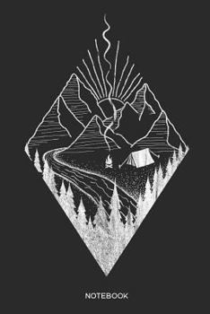 Notebook: Outdoor Mountains Nature Notebook | Gift for hikers, mountain bikers, mountaineers, campers and adventurers, women and men
