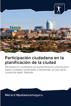 Paperback Participación ciudadana en la planificación de la ciudad [Spanish] Book