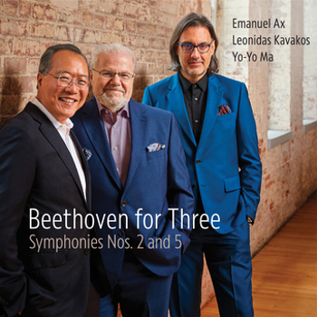 Music - CD Beethoven For Three: Symphonies Nos. 2 And 5 Book