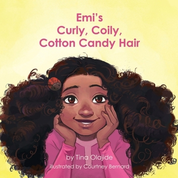 Paperback Emi's Curly Coily, Cotton Candy Hair Book