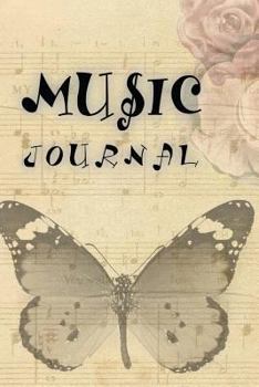 Paperback Music Journal: Manuscript Paper for Notes, Lyrics and Music. Lyric Diary and Manuscript Paper for Songwriters and Musicians.for Inspi Book