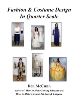 Hardcover Fashion & Costume Design in Quarter Scale Book