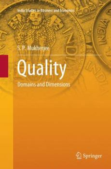 Paperback Quality: Domains and Dimensions Book