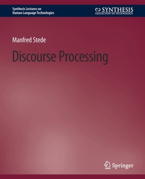 Paperback Discourse Processing Book