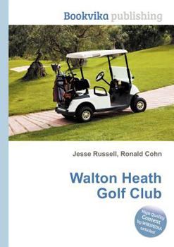Paperback Walton Heath Golf Club Book