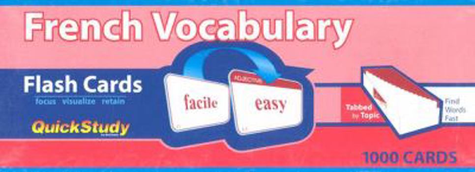 Cards French Vocabulary Book