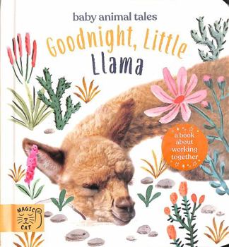 Hardcover Goodnight, Little Llama (Baby Animal Tales) Book