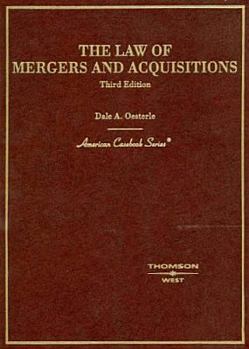 Hardcover Oesterle's the Law of Mergers and Acquisitions, 3D Book