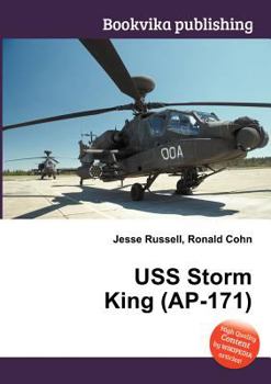 Paperback USS Storm King (Ap-171) Book