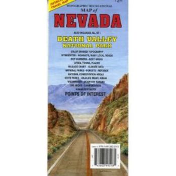 Map Nevada Topographic Recreational Map GTR Book
