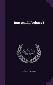 Hardcover Innocent III Volume 1 Book