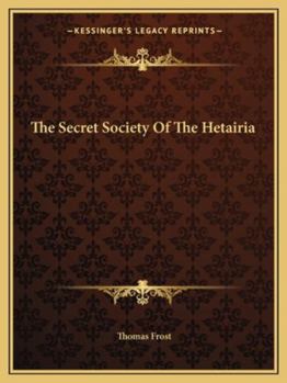 The Secret Society Of The Hetairia