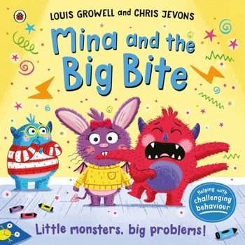 Paperback Mina and the Big Bite: Little monsters, big problems Book