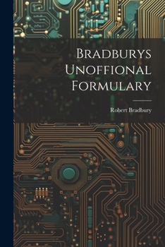 Paperback Bradburys Unoffional Formulary Book