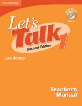 Paperback Let's Talk Level 1 Teacher's Manual with Audio CD [With Quizzes & Tests Audio CD] Book