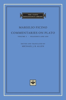 Hardcover Commentaries on Plato [Latin] Book