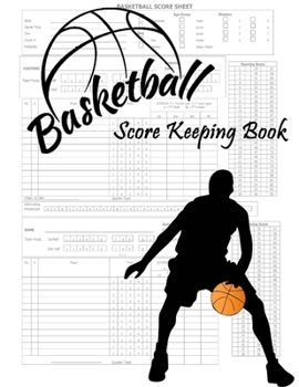 Paperback Basketball Score keeping Book