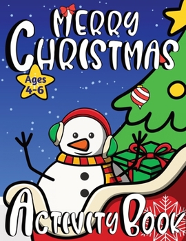 Paperback Merry Christmas Activity Book For Kids Book