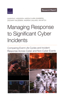 Paperback Managing Response to Significant Cyber Incidents: Comparing Event Life Cycles and Incident Response Across Cyber and Non-Cyber Events Book