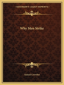 Paperback Why Men Strike Book