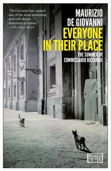 Paperback Everyone in Their Place: The Summer of Commissario Ricciardi Book