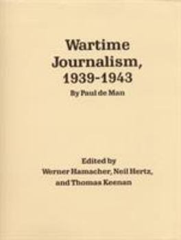 Paperback Wartime Journalism, 1939-43 Book