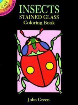 Paperback Insects Stained Glass Coloring Book