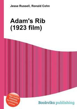 Paperback Adam's Rib (1923 Film) Book