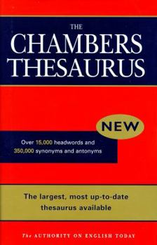 Hardcover Chambers English Thesaurus Book