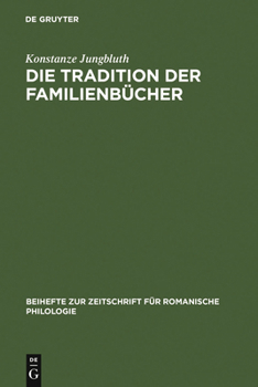 Hardcover Die Tradition der Familienbücher [German] Book