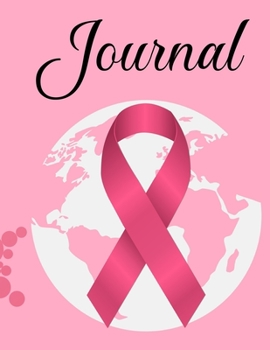 Paperback Journal: Black and Pink Journal Notebook for Breast Cancer Survivors, (Breast Cancer Awareness Gift, Cancer Journal, Breast Can Book