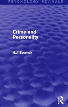 Paperback Crime and Personality (Psychology Revivals) Book