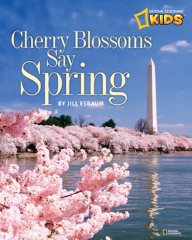 Paperback Cherry Blossoms Say Spring Book