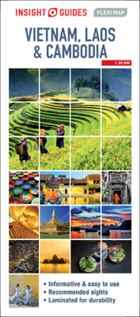 Map Insight Guides Flexi Map Vietnam, Cambodia and Laos Book