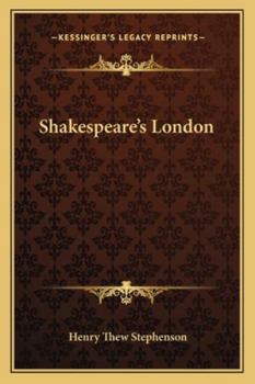 Paperback Shakespeare's London Book