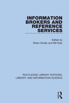Hardcover Information Brokers and Reference Services Book
